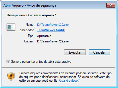 Executar TeamViewerQS